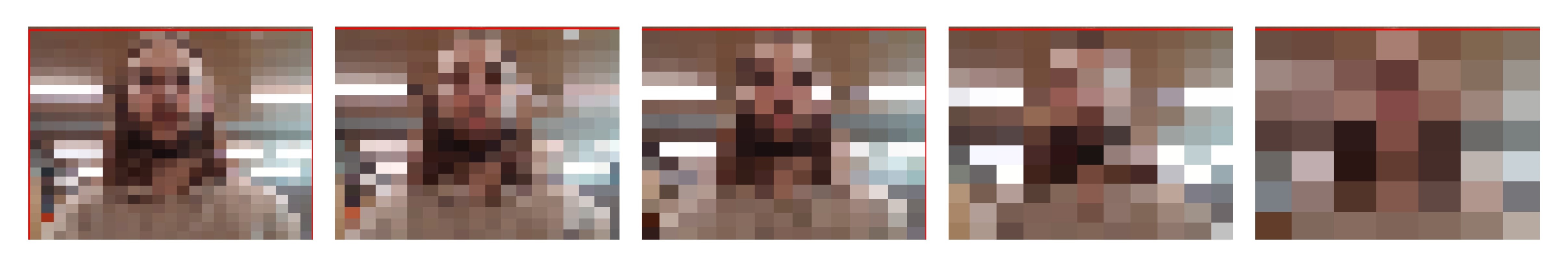 The author in the process of becoming a handful of pixels